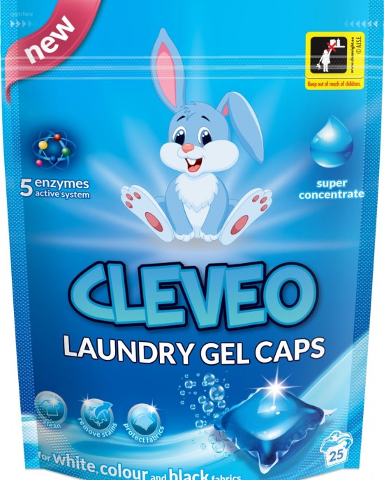 Cleveo Universal Laundry Gel Capsules 25pcs Cleveo Universal Laundry Gel Capsules 25pcs